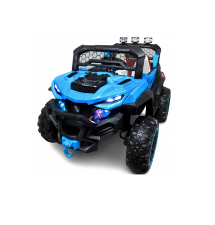 Masinuta electrica cu telecomanda 4 x 4 Buggy X9 R-Sport albastru