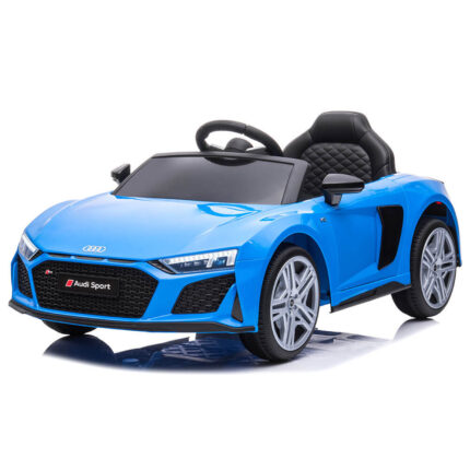 Masinuta electrica cu telecomanda Audi R8 Facelift albastru