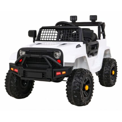 Masinuta electrica cu telecomanda Jeep Dark Night alb