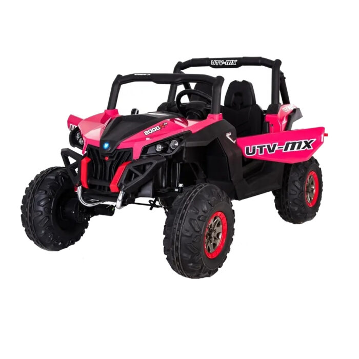 Masinuta electrica cu telecomanda Xtreme Jumper UTV-MX Pink