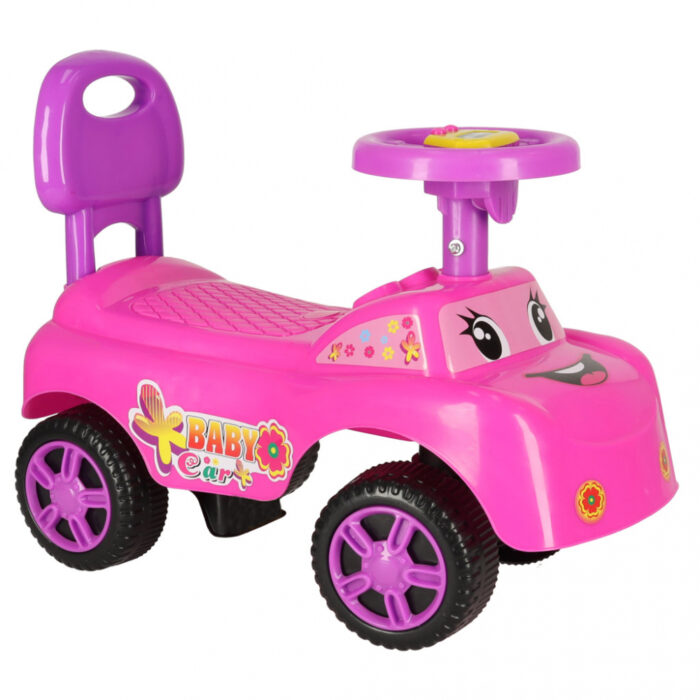 Masinuta fara pedale muzicala Pink Baby Car