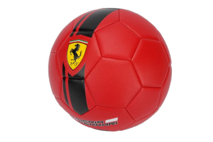 Minge de fotbal Ferrari marimea 5 rosu