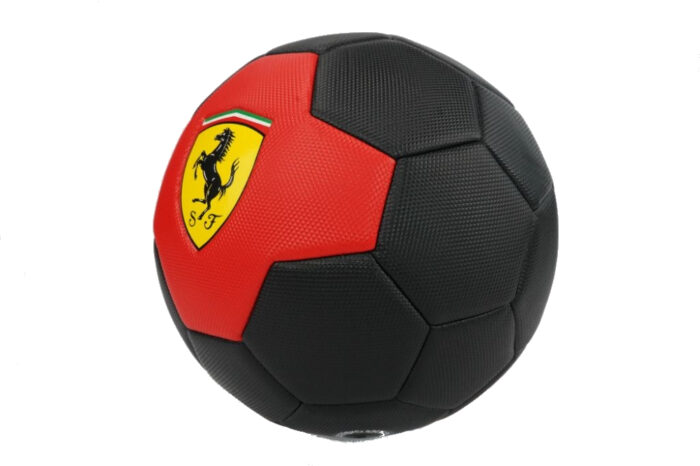 Minge de fotbal Ferrari marimea 5 rosu negru