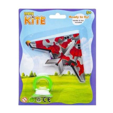 Mini Zmeu LG Imports lungime 10 cm Avion rosu