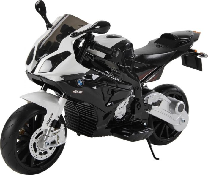 Motocicleta electrica 12V cu doua motoare BMW RR Black