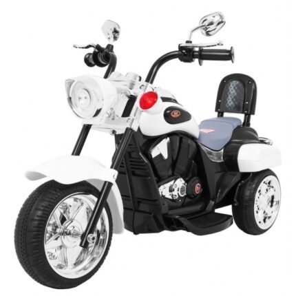 Motocicleta electrica Chopper NightBike TR1501 92x34x63 cm alb