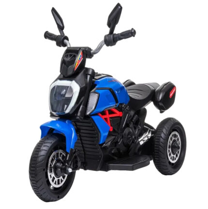 Motocicleta electrica cu lumini Nichiduta Kids Racing Blue