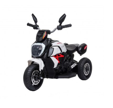 Motocicleta electrica cu lumini Nichiduta Kids Racing White