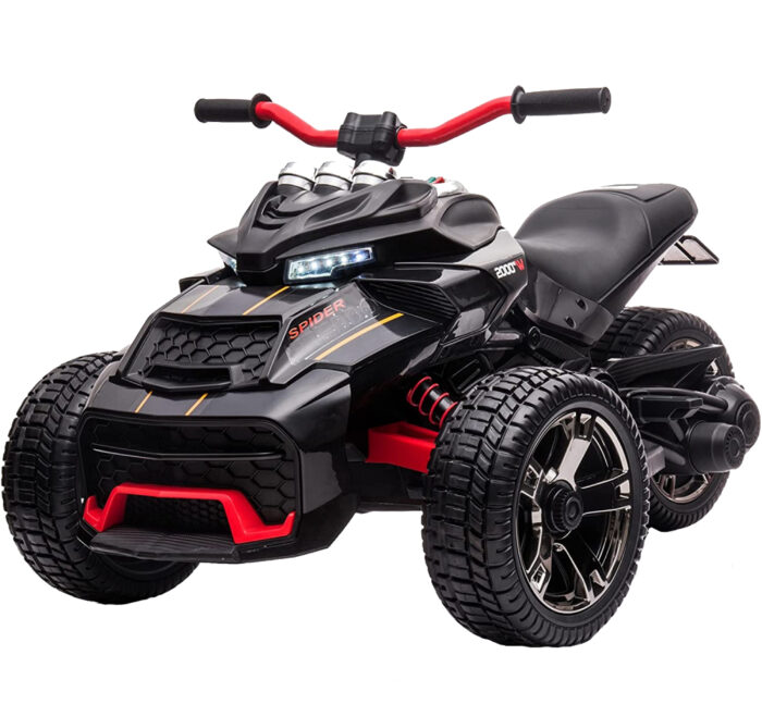 Motocicleta electrica cu lumini Nichiduta Spider Black