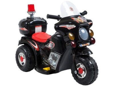 Motocicleta electrica pentru copii LL999 LeanToys 5721 negru