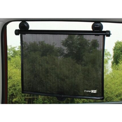 Parasolar auto retractabil FreeON Black