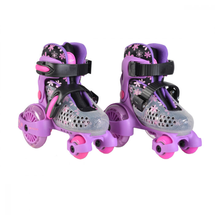 Patine cu rotile Little Beetle Violet Girl XS 26-29