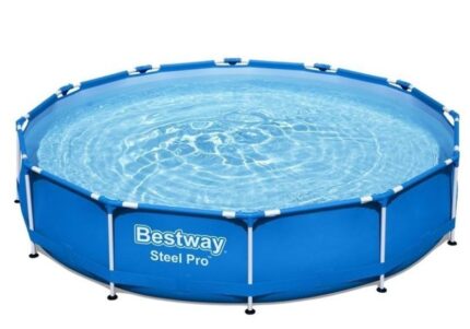 Piscina family gigant cu cadru metalic Bestway 56681 366 x 76 cm cu pompa filtrare 6473 litri