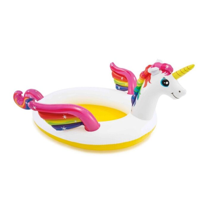 Piscina gonflabila Intex Mystic Unicorn Spray 151 litri 272 x 193 x 104 cm multicolor