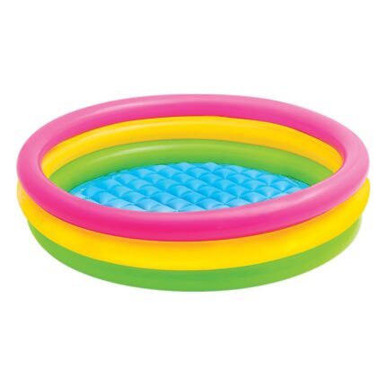 Piscina gonflabila copii Intex Sunset glow 131 litri 114 x 25 cm