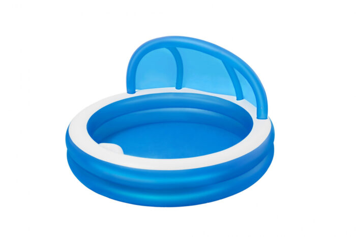 Piscina gonflabila pentru familie cu parasolar 2.41 m x 2.41 m x 1.40 m Bestway 54337