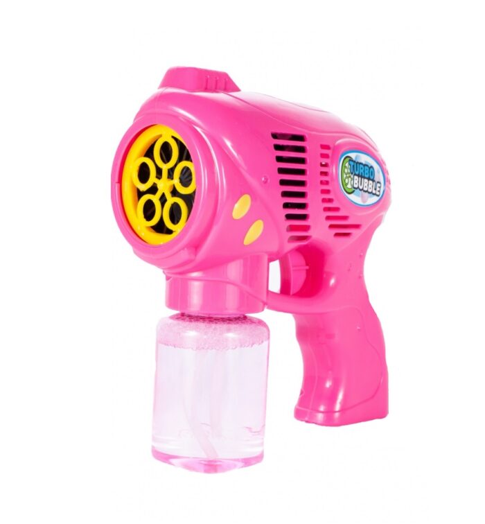 Pistol pentru baloane de sapun Turbo Bubble Pink