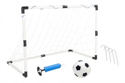 Poarta de fotbal 95x70x48 cu minge si pompa Globo