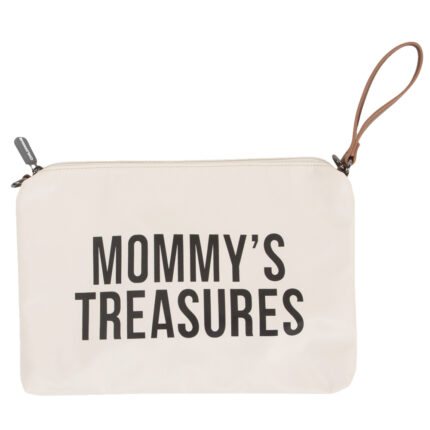 Poseta Childhome Mommy Clutch 33x23 cm alb