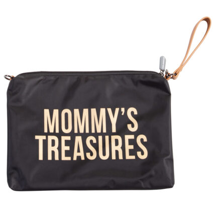 Poseta Childhome Mommy Clutch 33x23 cm negru