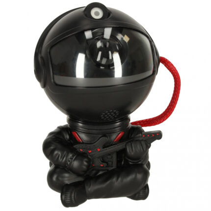 Proiector decorativ Astronaut Star cu cap rotativ 360 grade si telecomanda black