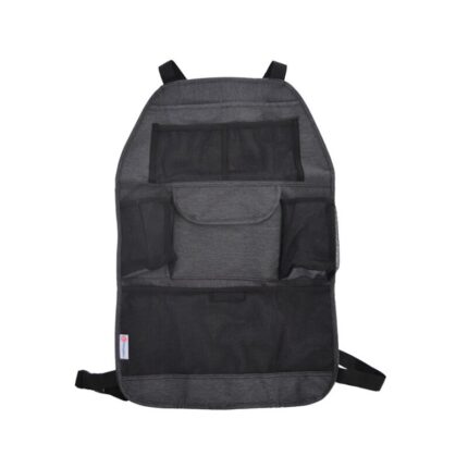 Protectie bancheta auto 38.5x58 cm Order Gri-Negru PetiteMars