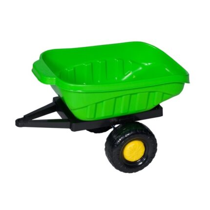 Remorca pentru tractor cu pedale copii 60 x 50 x 38 cm verde