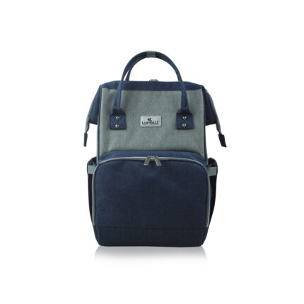 Rucsac accesorii bebelusi Tina multiple compartimente Blue Grey