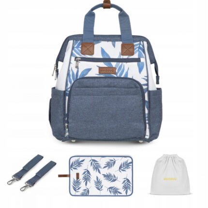 Rucsac multifunctional mamici Astrid Skiddou Denim Bleumarin