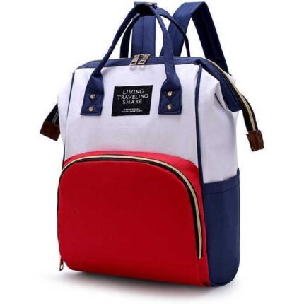 Rucsac multifunctional mamici Colors Bambinice Albastru rosu