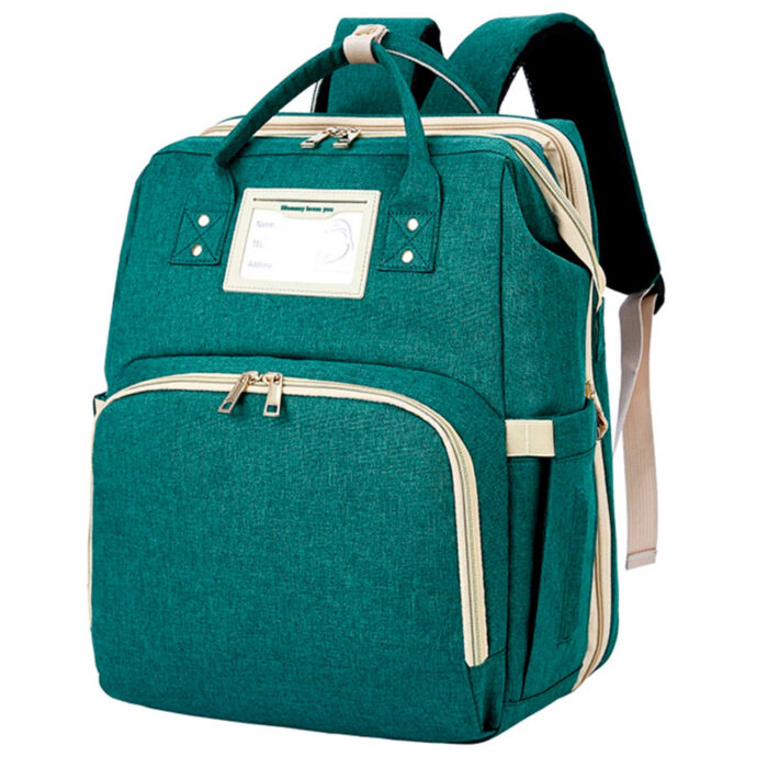 Rucsac pentru mamici F extensibil green