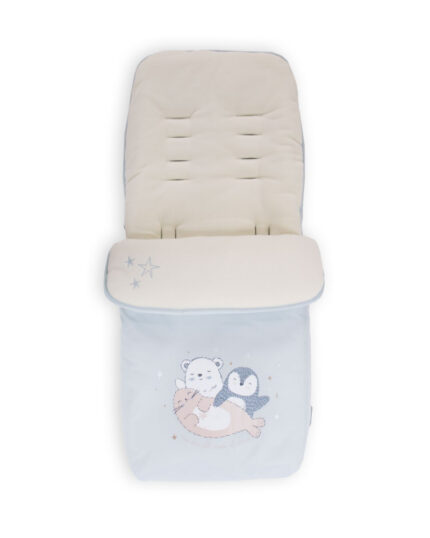 Saculet de iarna pentru picioare Polar Friends Blue