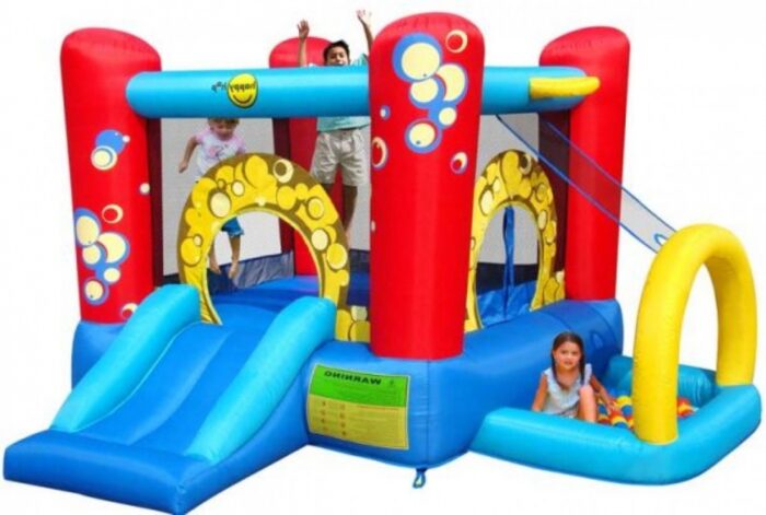 Saltea gonflabila Happy Hop Buble Play Center 4 in 1