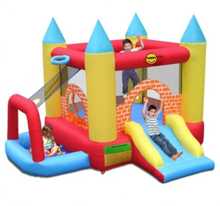 Saltea gonflabila Happy Hop Play Center 4 in 1