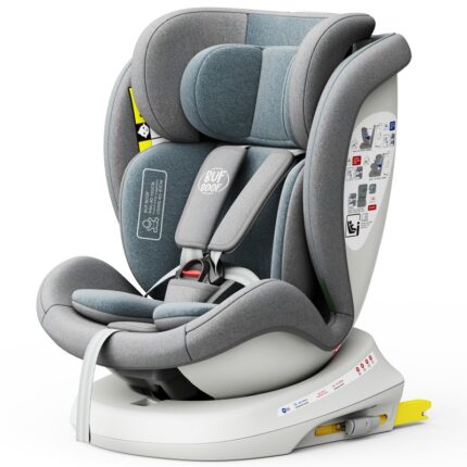 Scaun Auto Tweety Plus Deluxe Buf Boof i-size rotativ 360 cu Isofix 40-150 cm LightBlue