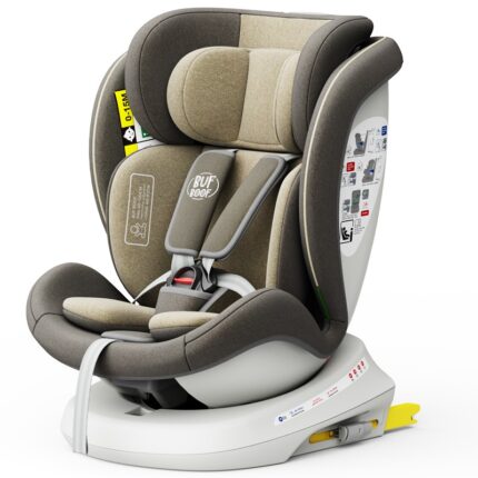 Scaun Auto Tweety Plus Deluxe Buf Boof i-size rotativ 360 cu Isofix 40-150 cm LightBrown