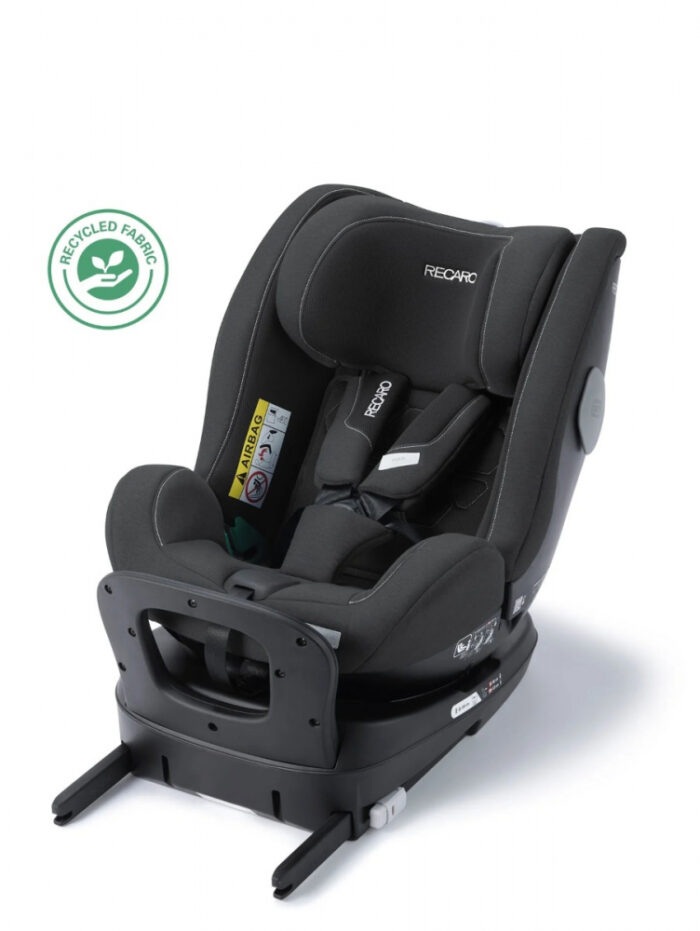 Scaun Auto i-Size 3 luni - 7 ani Salia Kid Exclusive Fibre Black