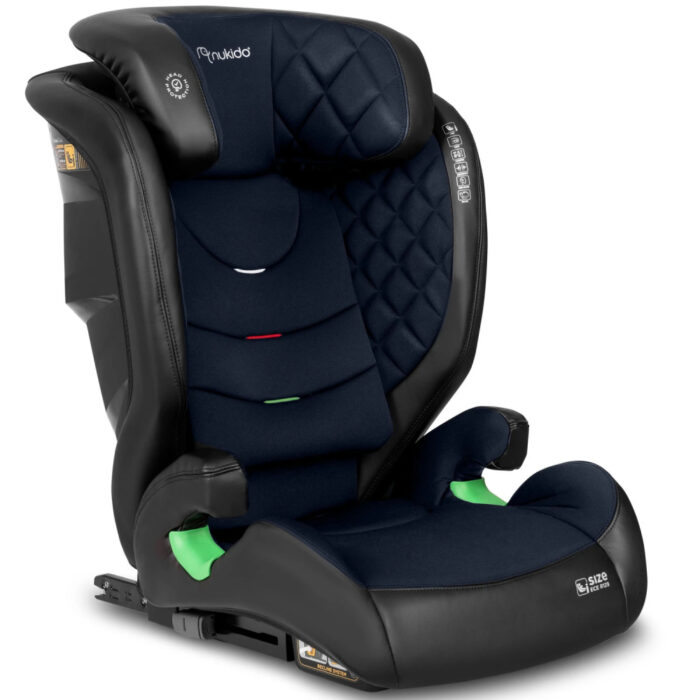 Scaun auto 15-36 kg cu isofix Nukido I-SIZE 100-150 cm Louis NegruBleumarin