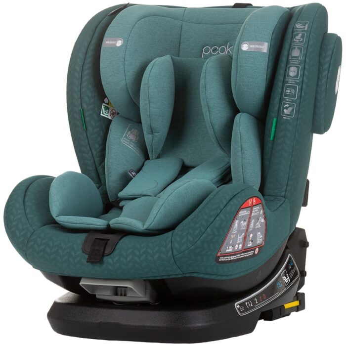 Scaun auto Chipolino Peak I-Size 40-150 cm pastel green cu sistem Isofix