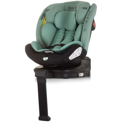 Scaun auto Chipolino Tourino I-Size 40-150 cm pastel green cu sistem Isofix