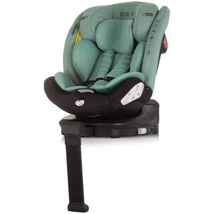 Scaun auto Chipolino Tourino I-Size 40-150 cm pastel green cu sistem Isofix