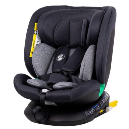 Scaun auto Diamond Deluxe i-Size Buf Boof cu Isofix rotativ 360 grade Top Tether 40-150 cm Black