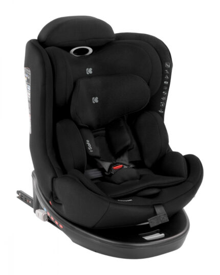 Scaun auto KikkaBoo cu isofix 40-150 cm i-SAFE i-SIZE Black