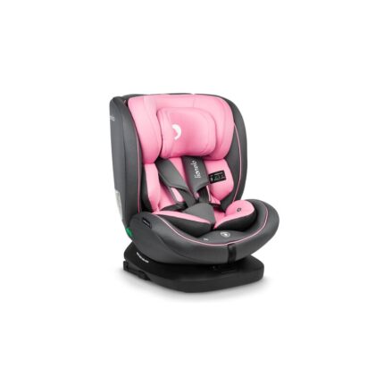 Scaun auto Lionelo Bastiaan i-Size 4in1 cu spatar inclinabil in 4 pozitii rotire 360 grade 0-36 Kg Pink Rose