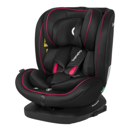 Scaun auto Lionelo Bastiaan i-Size 4in1 cu spatar inclinabil in 4 pozitii rotire 360 grade 0-36 kg Black Red