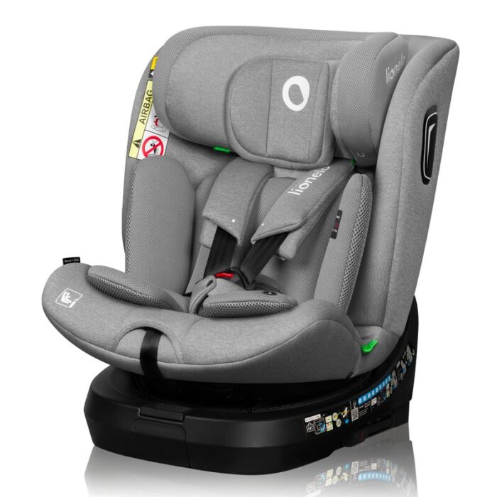 Scaun auto Lionelo Brave i-Size 4 in 1 rotire 360 grade cu isofix gri