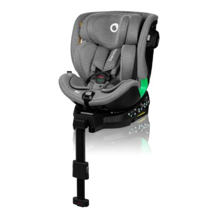 Scaun auto Lionelo Harmony i-Size rotire 360 grade 0-36 kg 40-150 cm cu isofix gri deschis