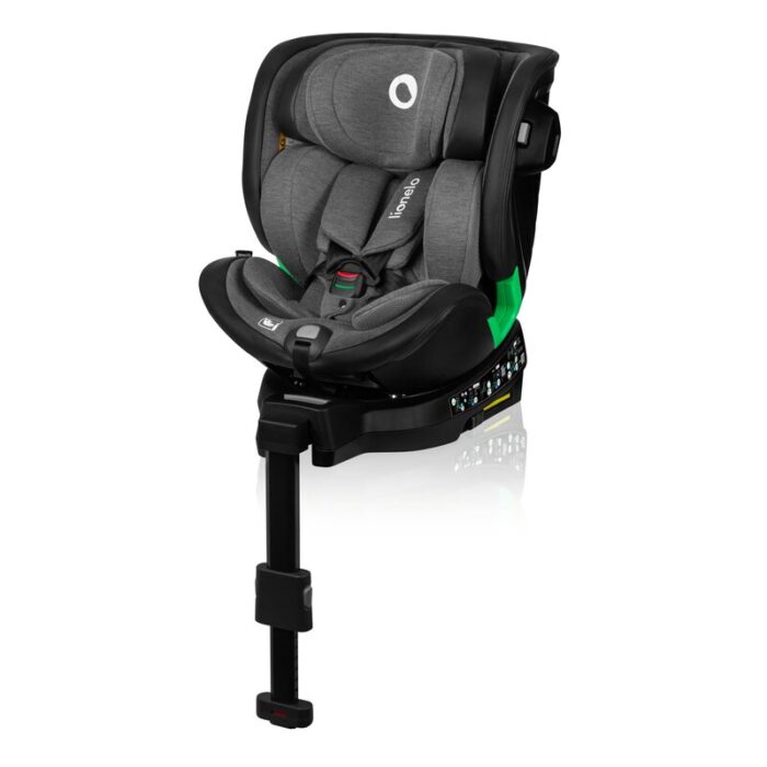 Scaun auto Lionelo Harmony i-Size rotire 360 grade 0-36 kg 40-150 cm cu isofix gri inchis