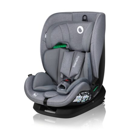 Scaun auto Lionelo Lavender I-size Isofix cu centura TopTether Gri