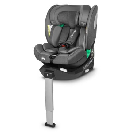 Scaun auto Lionelo i-Size Braam 0-36 Kg 40-150 cm cu isofix si picior de fixare gri